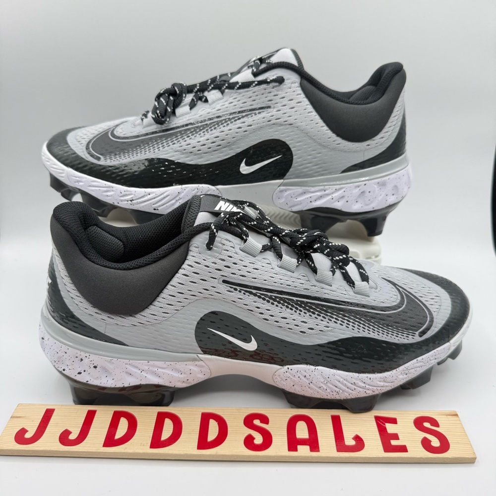 Nike Alpha Huarache Elite 4 MCS Baseball Cleat Smoke Grey FD6221-002 Men’s Sizes